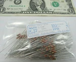 200 Xicon Carbon Film Resistors Ohm 1/4 W 5% 250V Axial Solder Leads 291-330. Fixed Price $8.99.