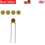 0.1UF Ceramic Disc Capacitors - 50V, 25 Pack For Reliable Electronic Designs. Fixed Price $10.99.