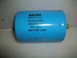 Mallory 10,000 Mfd., 50 V. Dc. Large Aluminum Can Capacitor Type Cg. Fixed Price $12.50.