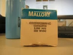 **new** Connell Dubilier Mallory CGS202T200V4C Capacitor. Fixed Price $30.00.