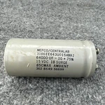Mepco/electra 3186EE643U015AMA1 Capacitor 64000UF 15VDC 18-SURGE Used. Fixed Price $24.99.